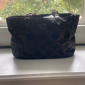 Black hang bag